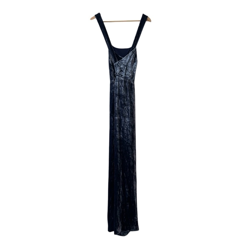 Staud blue velvet Parker jumpsuit - Picture 6 of 7
